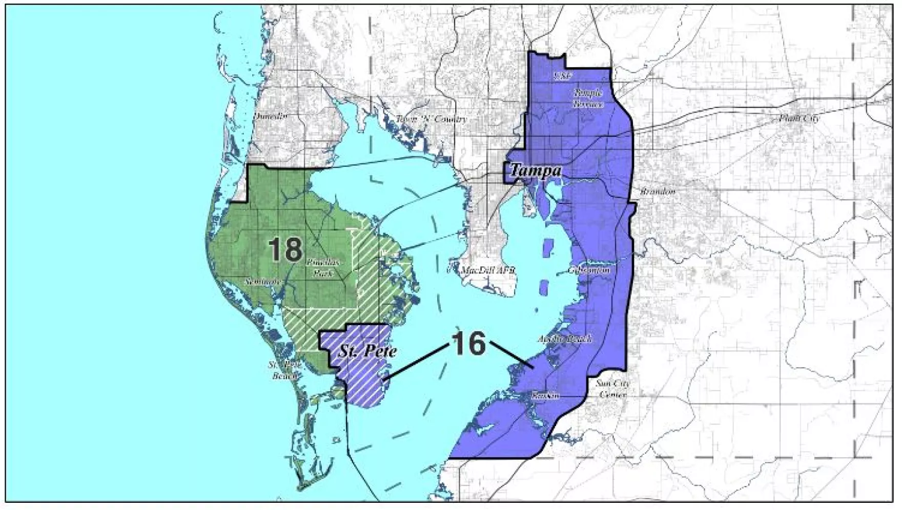 Featured image for “A lawsuit contends two Tampa Bay voting districts <strong>‘dilute’ the power of Black voters</strong>”