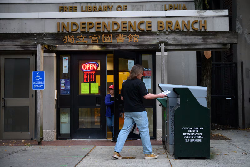 Featured image for “<strong>Bomb threats</strong> sully otherwise uneventful voting across the country on Election Day”